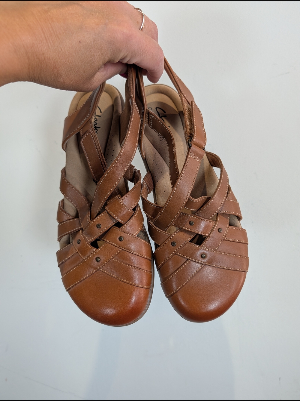 Clarks Elizabelle Sea Sandals, Size 8 - Picture 5 of 6